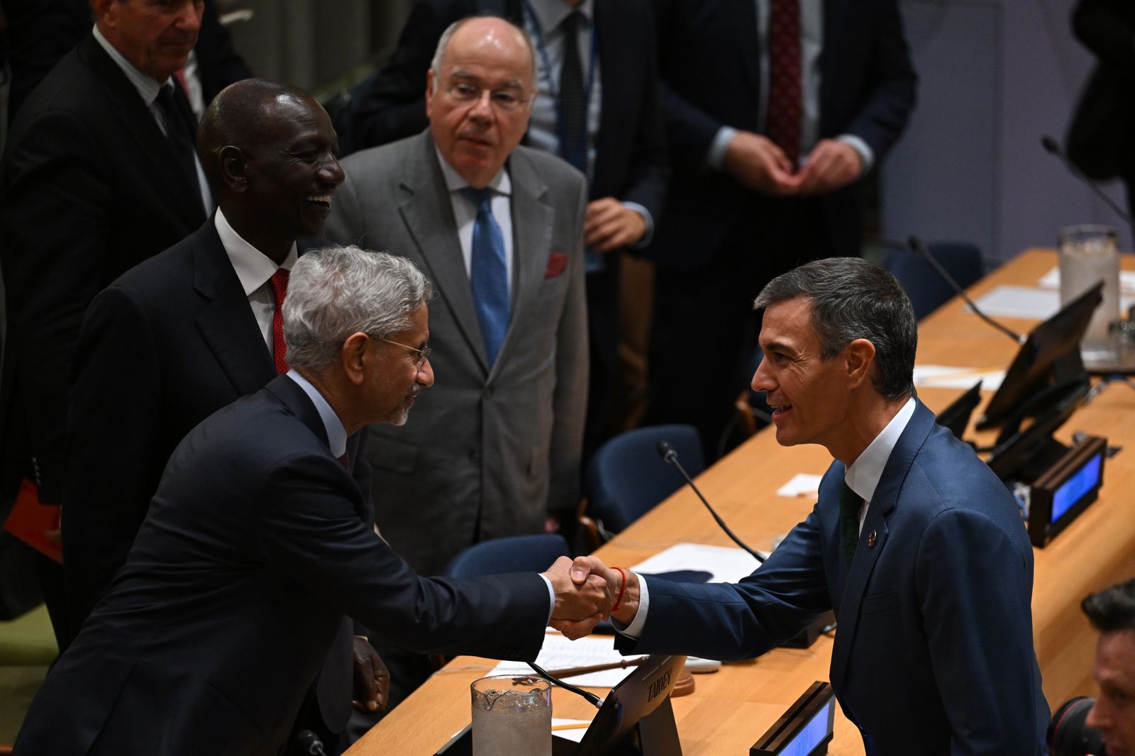 El Presidente Del Gobierno, Pedro Sánchez, Ha Arrancado Su Participación En La Semana De Alto Nivel De Naciones Unidas, Que Se Celebra En Nueva York, Con Una Defensa Del "Multilateralismo Universal E Inclusivo" Frente A "Los Intentos Por Desmantelar El