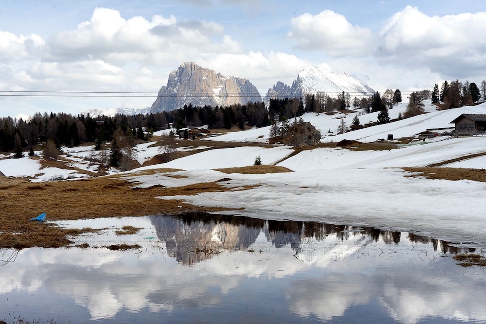 italia dolomitas alpe di siusi nieve