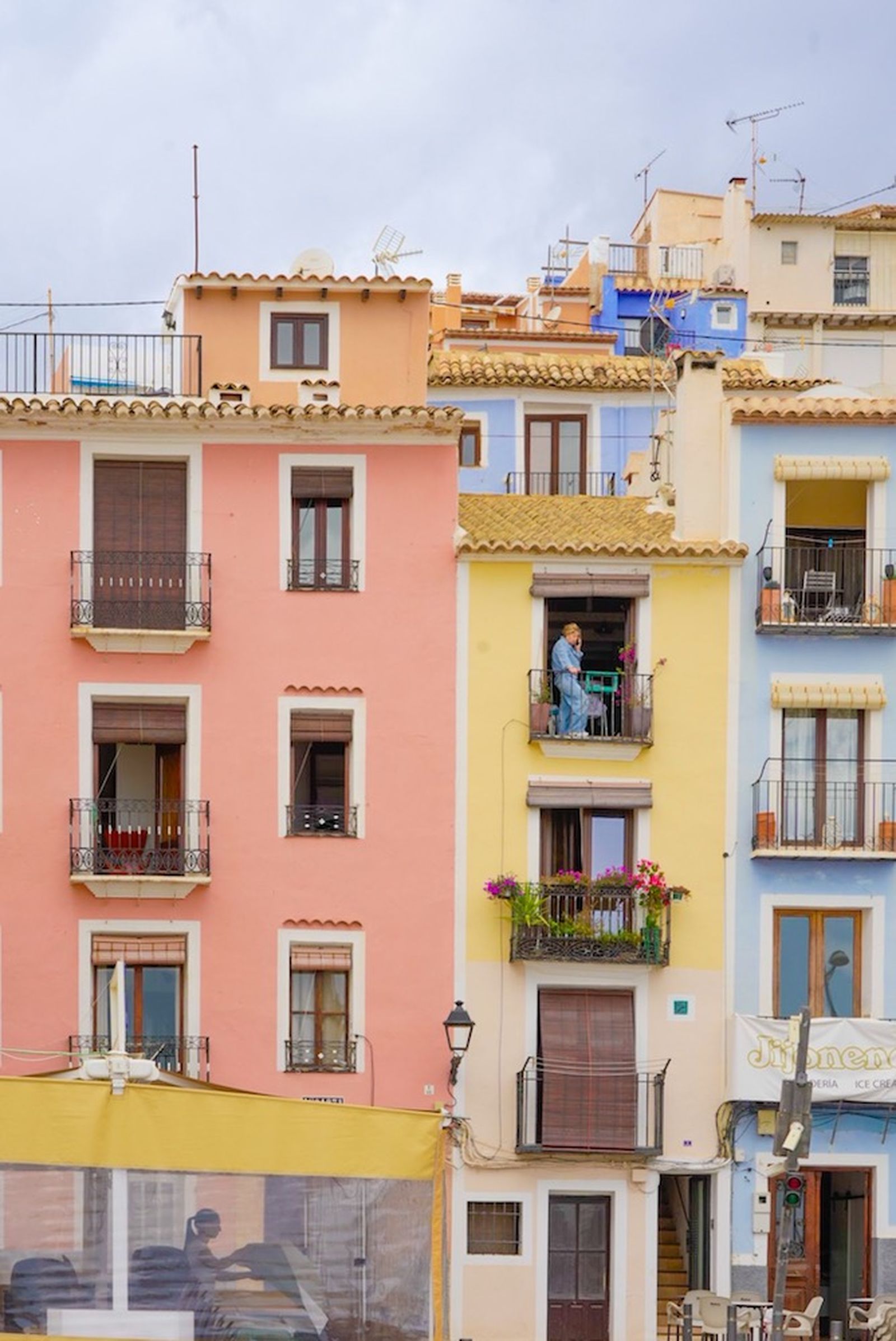 alicante villajoyosa casas colores